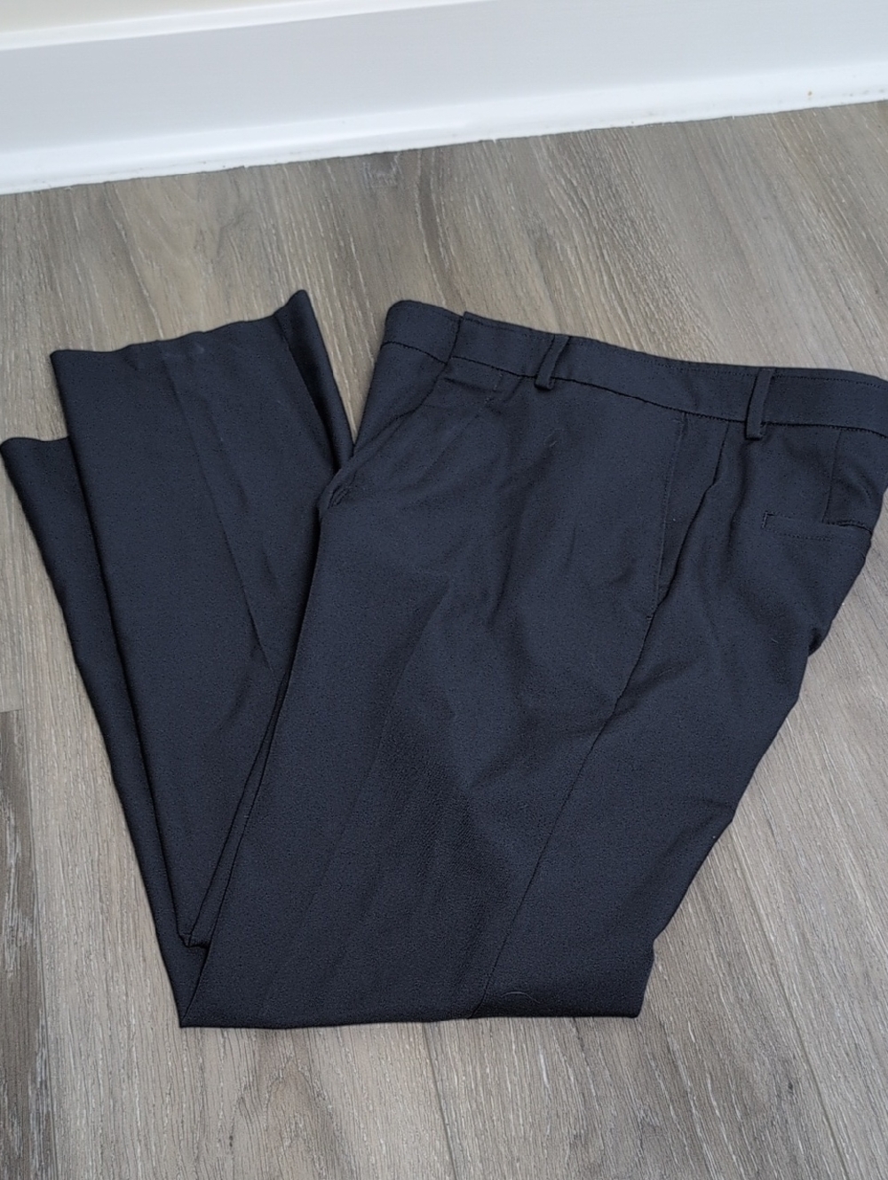Haggar Navy Straight Fit Pants